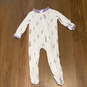 Kyte Baby Lavender Print 0-3 mo One Piece Sleeper